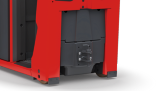 Der Elektroschlepper P40 - P60 C von Linde Material Handling kann mit einer Anhängerkupplung ausgestattet werden.