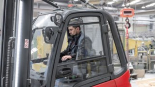 Das innovative Steuerungskonzept Linde Steer Control von Linde Material Handling